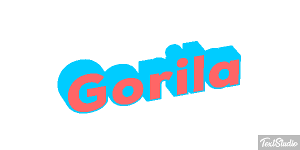 Gorila テキスト効果