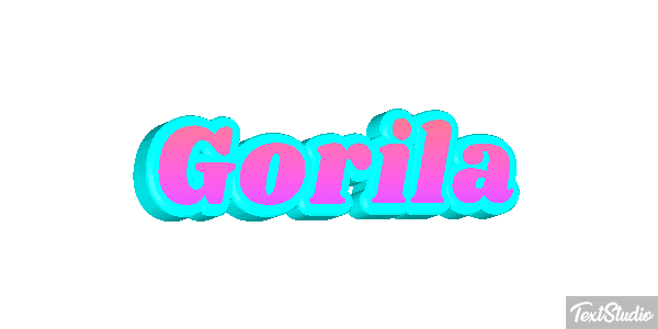Gorila テキスト効果