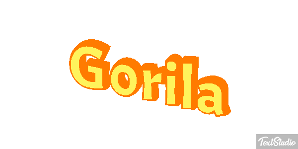 Gorila テキスト効果