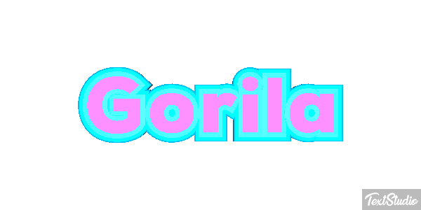 Gorila テキスト効果