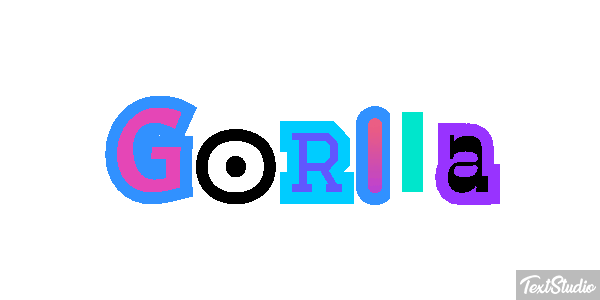 Gorila テキスト効果