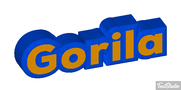 Gorila テキスト効果