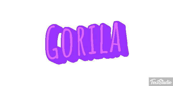 Gorila テキスト効果