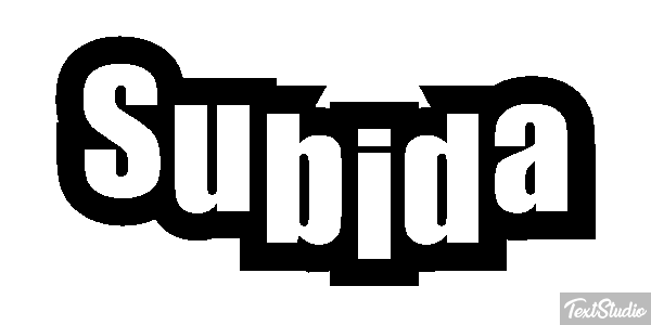 Subida Текстовый эффект