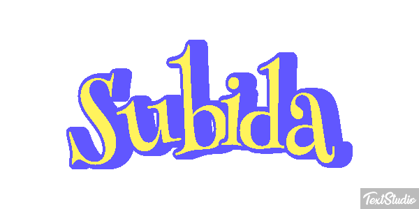 Subida Текстовый эффект
