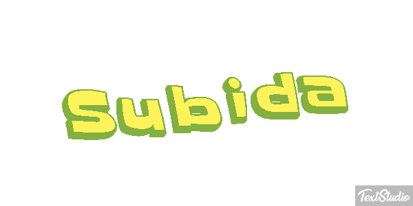 Subida Текстовый эффект