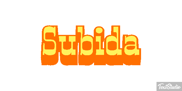 Subida Текстовый эффект