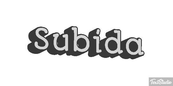 Subida Текстовый эффект
