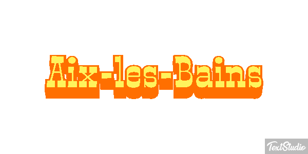 Aix-les-Bains Effetto testo