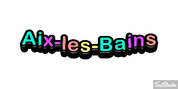 Aix-les-Bains Effetto testo