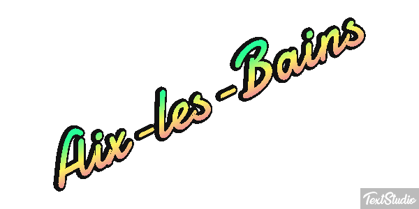 Aix-les-Bains Effetto testo