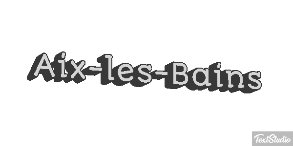 Aix-les-Bains Effetto testo