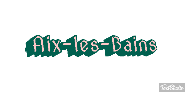 Aix-les-Bains Effetto testo