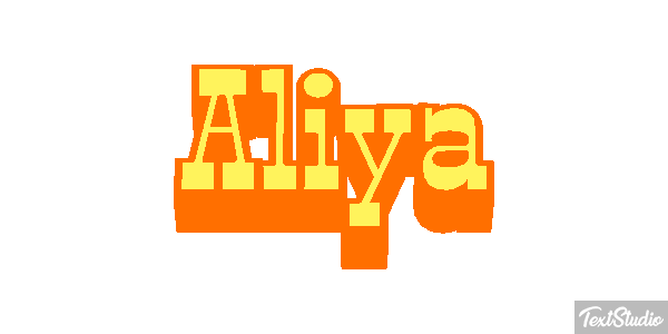 Aliya テキスト効果