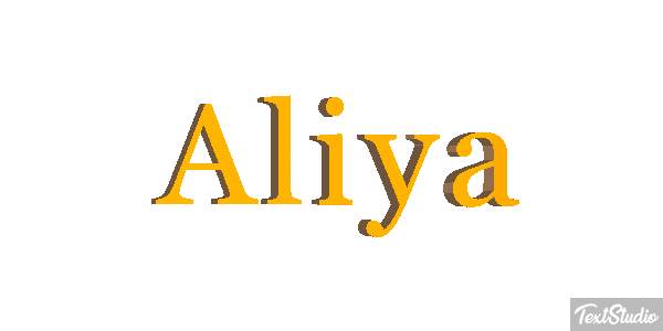 Aliya テキスト効果