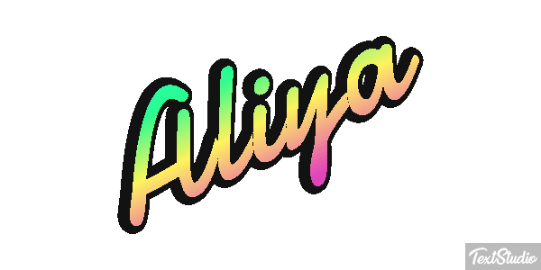 Aliya テキスト効果