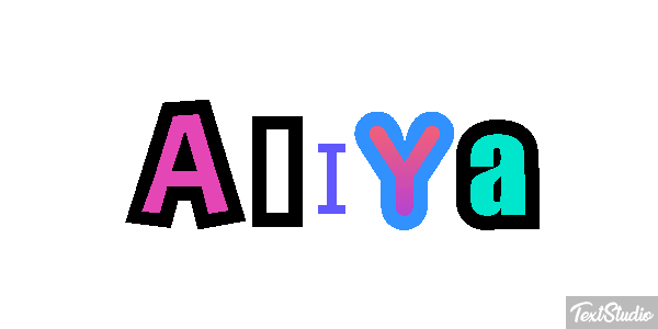 Aliya テキスト効果