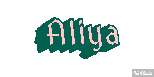 Aliya テキスト効果