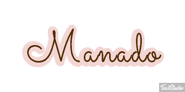 Manado Effet de texte