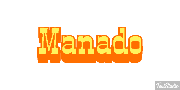 Manado Effet de texte