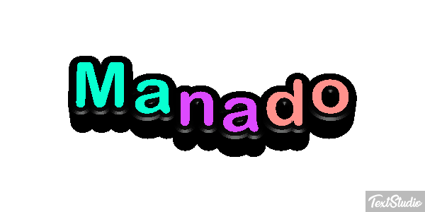Manado Effet de texte