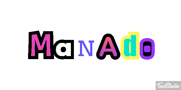 Manado Effet de texte