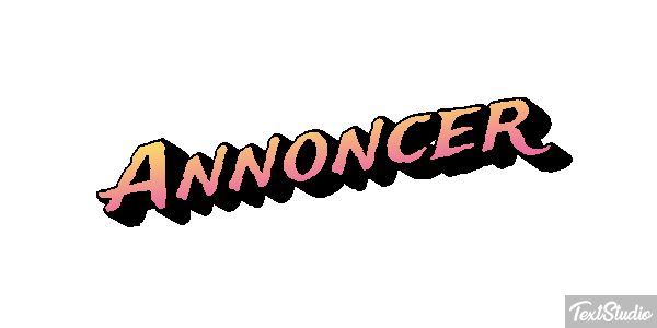 Annoncer Texteffekt