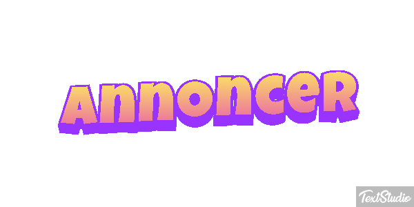 Annoncer Texteffekt