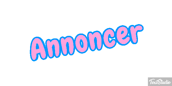 Annoncer Texteffekt