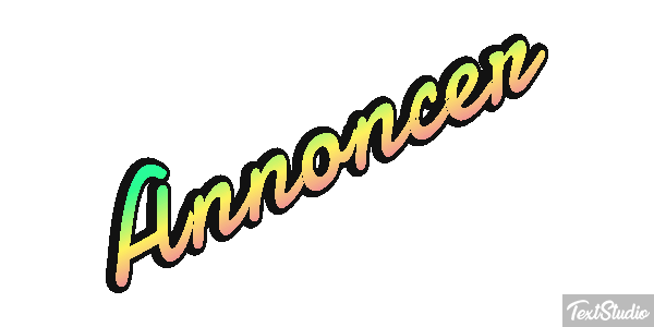Annoncer Texteffekt