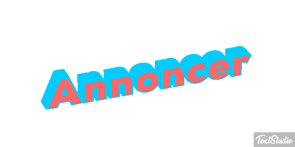 Annoncer Texteffekt