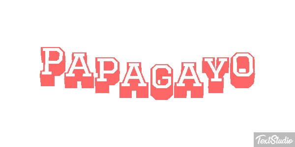 Papagayo テキスト効果