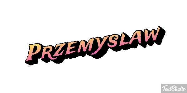 Przemysław Efekt tekstowy