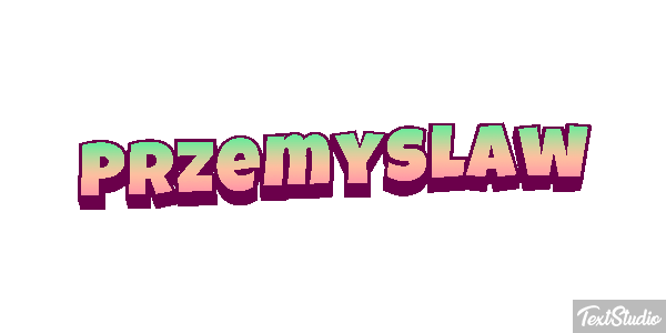 Przemysław Efekt tekstowy