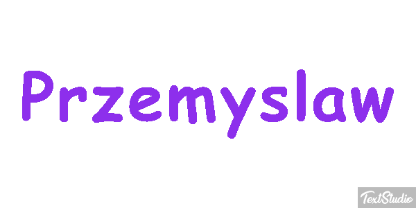 Przemysław Efekt tekstowy