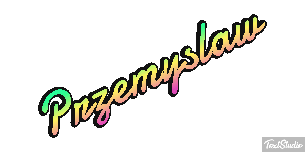 Przemysław Efekt tekstowy