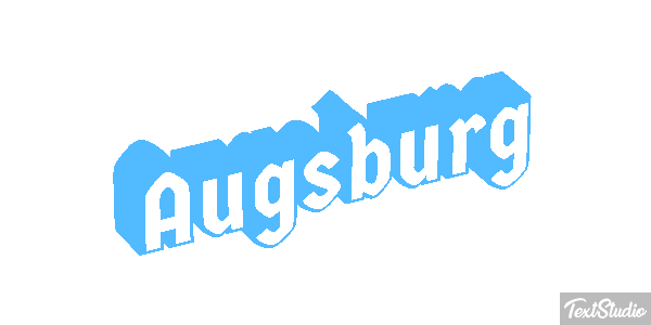 Augsburg Text effect