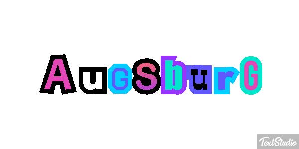 Augsburg Text effect