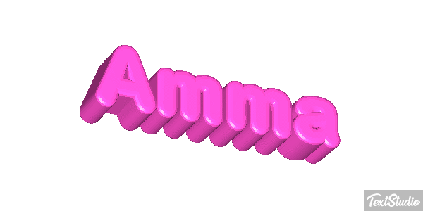 Amma Text effect
