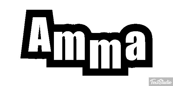 Amma Text effect