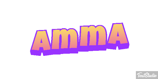 Amma Text effect