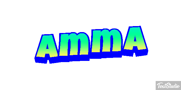 Amma Text effect