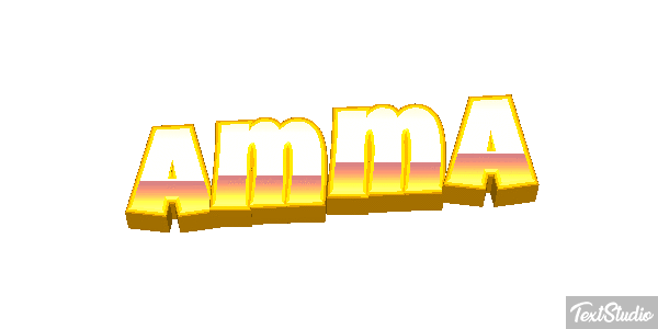 Amma Text effect