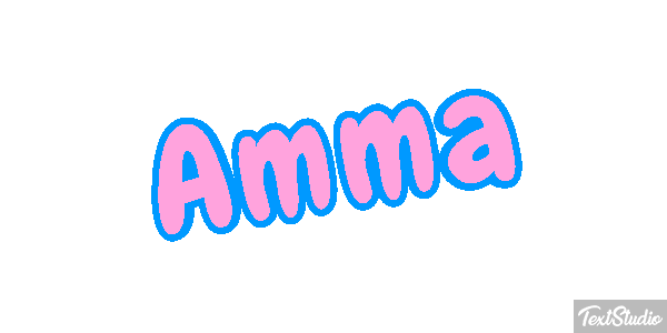 Amma Text effect