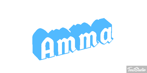 Amma Text effect
