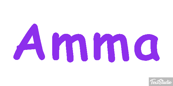Amma Text effect