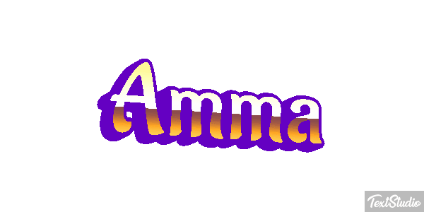 Amma Text effect