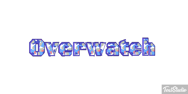 Overwatch Текстовый эффект