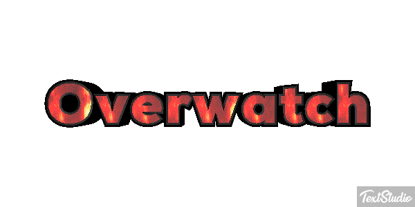 Overwatch Текстовый эффект