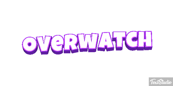 Overwatch Текстовый эффект